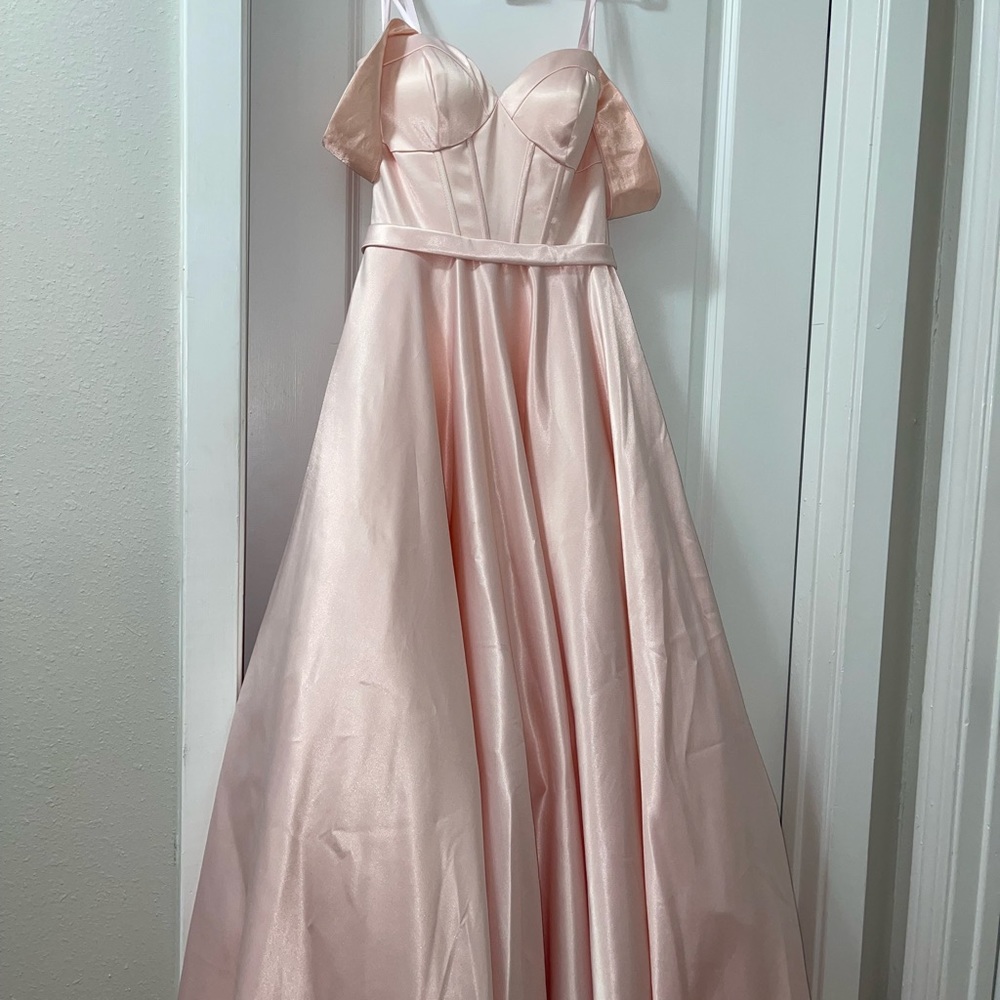 Pink prom dress
